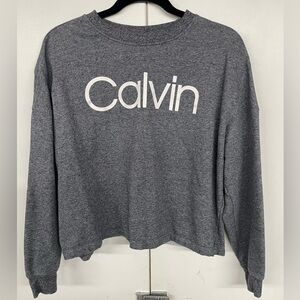 Calvin Klein Charcoal Gray Sweatshirt
